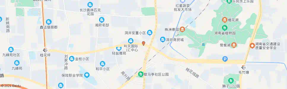 长沙时代阳光大道韶山路口东_公交站地图_长沙公交_妙搜公交查询2025