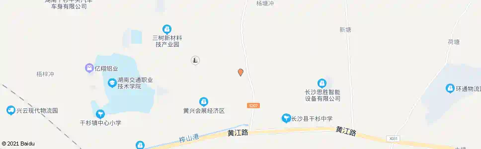 长沙夏家大屋_公交站地图_长沙公交_妙搜公交查询2025