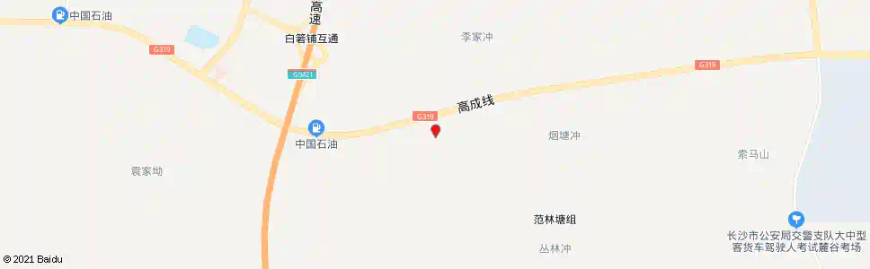 长沙花海塘_公交站地图_长沙公交_妙搜公交查询2025