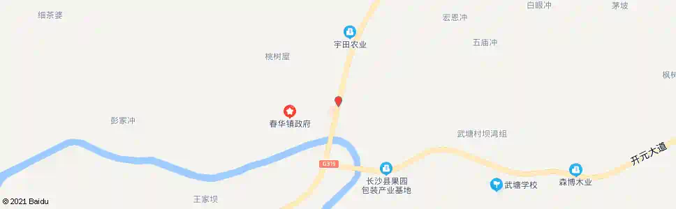 长沙春华卫生院_公交站地图_长沙公交_妙搜公交查询2025