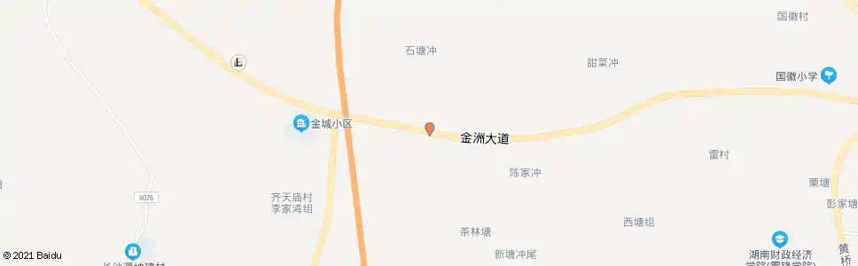 长沙雷家坳_公交站地图_长沙公交_妙搜公交查询2025