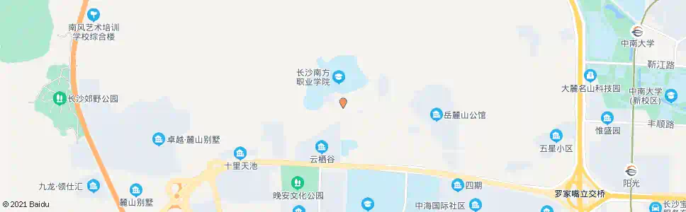 长沙白鹤社区_公交站地图_长沙公交_妙搜公交查询2025