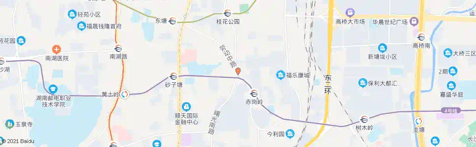 长沙曙光路南口_公交站地图_长沙公交_妙搜公交查询2025