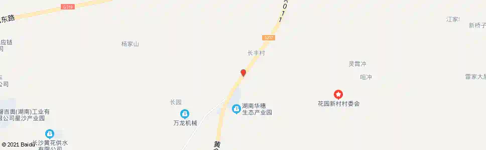 长沙长丰村_公交站地图_长沙公交_妙搜公交查询2025