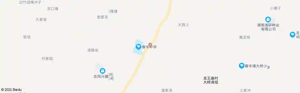 长沙春华林业站_公交站地图_长沙公交_妙搜公交查询2025