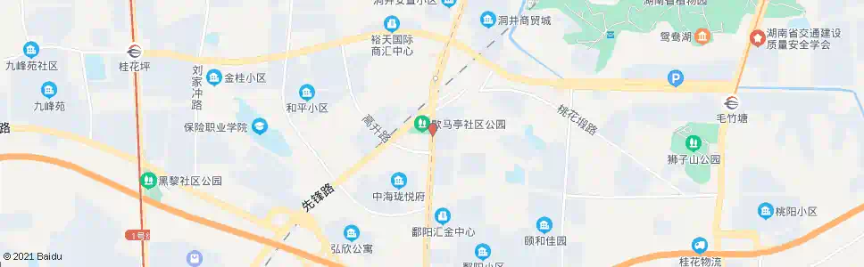 长沙高升路汇金路口_公交站地图_长沙公交_妙搜公交查询2025