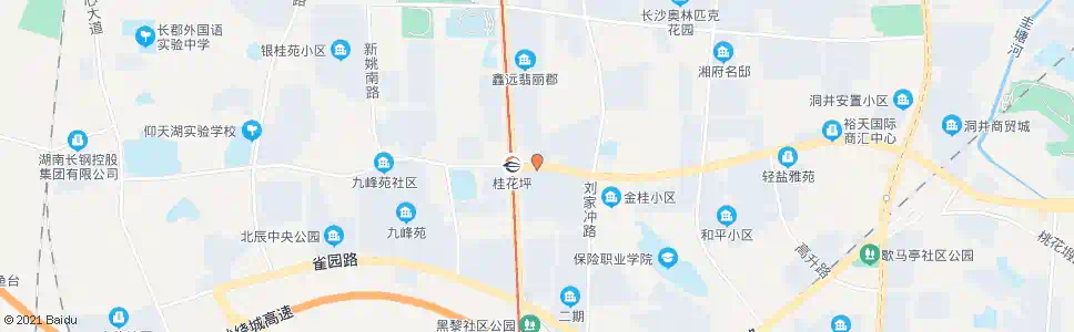 长沙时代阳光大道芙蓉路口_公交站地图_长沙公交_妙搜公交查询2025