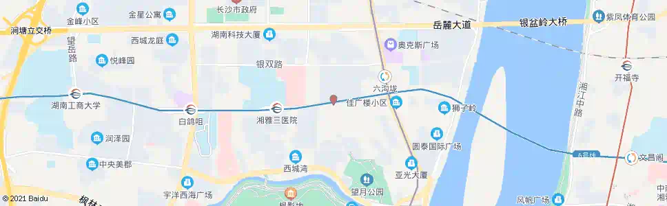 长沙桐梓坡_公交站地图_长沙公交_妙搜公交查询2025