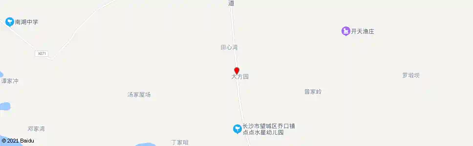 长沙大方垸_公交站地图_长沙公交_妙搜公交查询2025