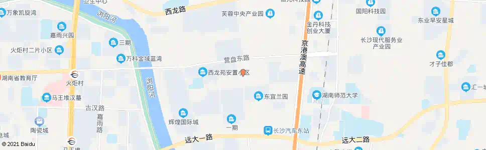 长沙双杨路桐西路口_公交站地图_长沙公交_妙搜公交查询2025