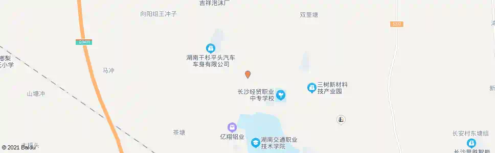 长沙交通职院路口_公交站地图_长沙公交_妙搜公交查询2025