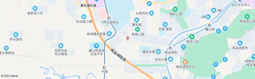 长沙听雨路东方红路口_公交站地图_长沙公交_妙搜公交查询2025