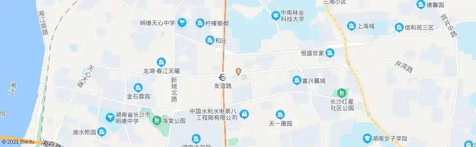 长沙友谊路芙蓉路口_公交站地图_长沙公交_妙搜公交查询2025