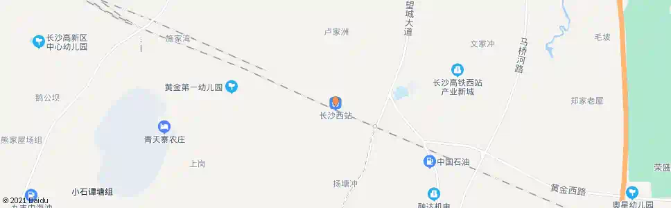 长沙大桥西_公交站地图_长沙公交_妙搜公交查询2025