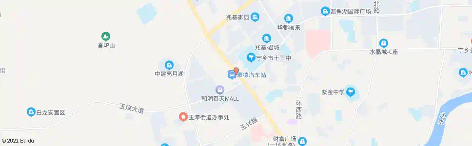 长沙十三中_公交站地图_长沙公交_妙搜公交查询2025