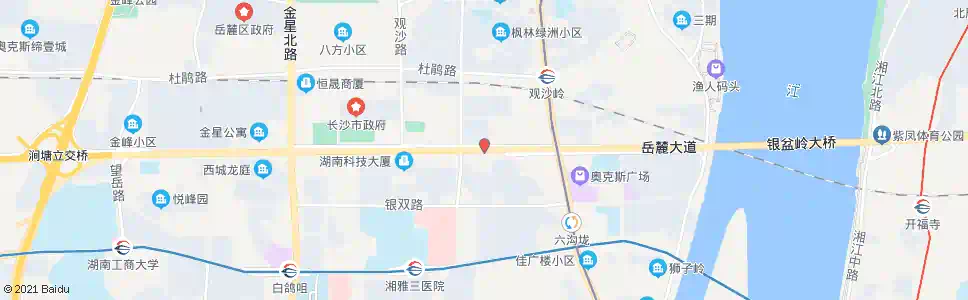 长沙大路坪_公交站地图_长沙公交_妙搜公交查询2025
