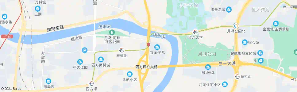长沙东二环双拥路口_公交站地图_长沙公交_妙搜公交查询2025