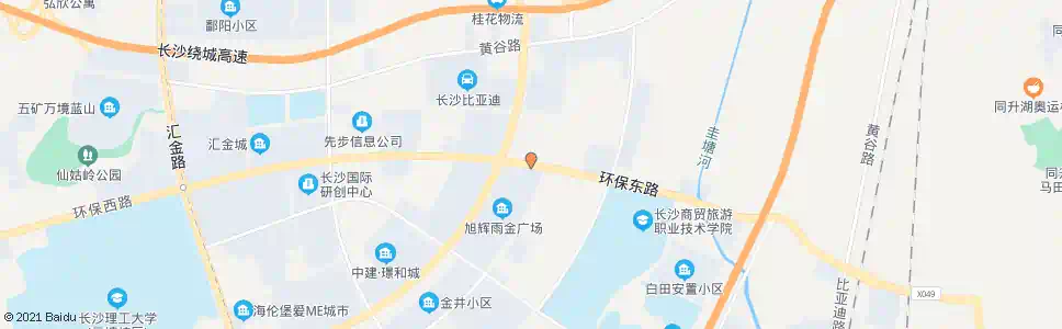 长沙环保大道正大路口_公交站地图_长沙公交_妙搜公交查询2025