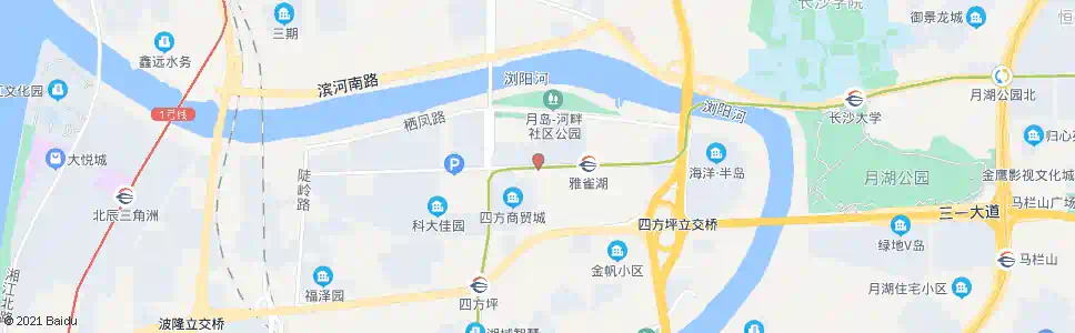 长沙德汇路双拥路口_公交站地图_长沙公交_妙搜公交查询2025