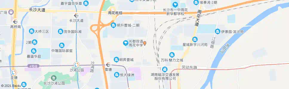 长沙花侯路石坝路口_公交站地图_长沙公交_妙搜公交查询2025