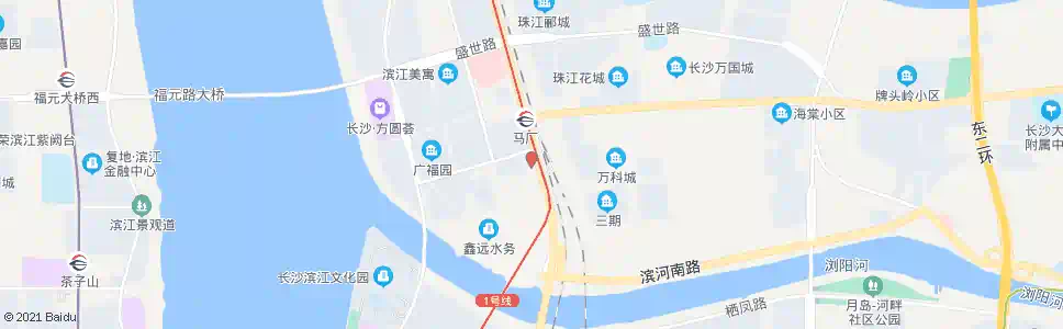 长沙中石化加油站_公交站地图_长沙公交_妙搜公交查询2025