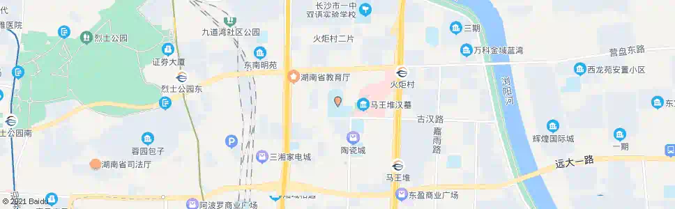 长沙长沙市实验中学_公交站地图_长沙公交_妙搜公交查询2025