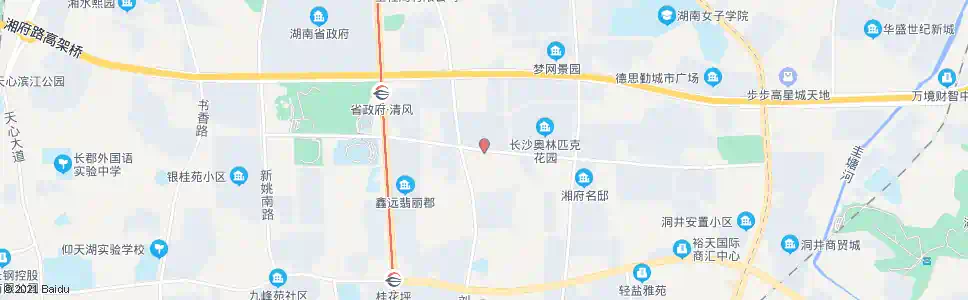 长沙杉木冲路刘家冲路口_公交站地图_长沙公交_妙搜公交查询2025