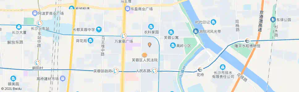 长沙扬帆小区_公交站地图_长沙公交_妙搜公交查询2025