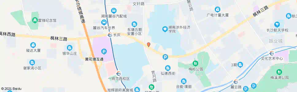 长沙涉外学院南门_公交站地图_长沙公交_妙搜公交查询2025