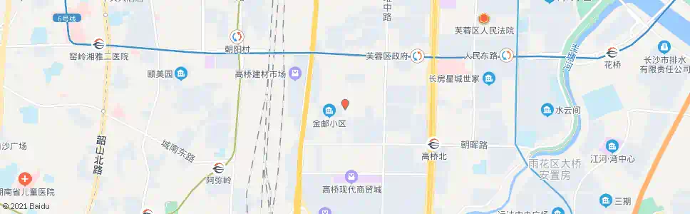 长沙火焰村_公交站地图_长沙公交_妙搜公交查询2025