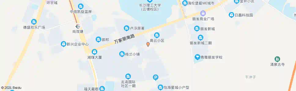 长沙天心区龙湾小学_公交站地图_长沙公交_妙搜公交查询2025