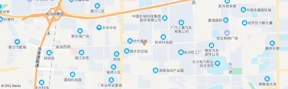 长沙蓝思科技(曙光集团)_公交站地图_长沙公交_妙搜公交查询2025