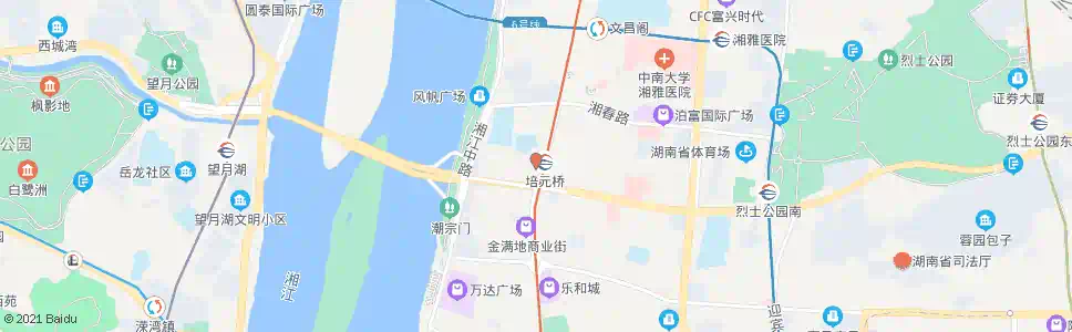 长沙通泰街_公交站地图_长沙公交_妙搜公交查询2025