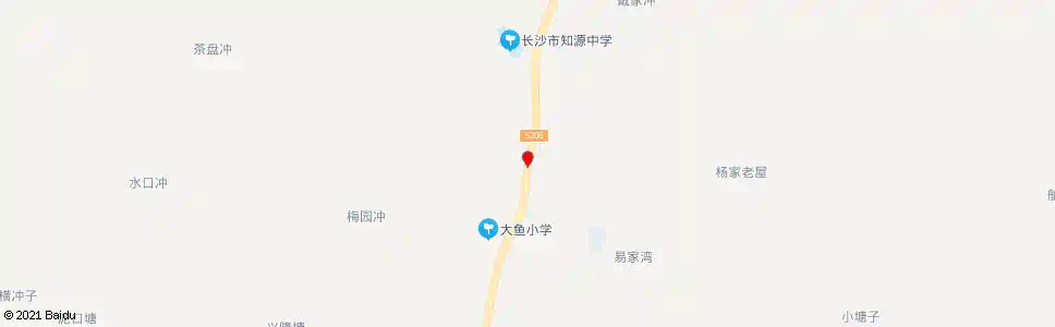 长沙大鱼集镇_公交站地图_长沙公交_妙搜公交查询2025