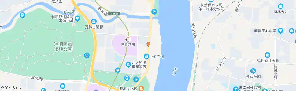 长沙潇湘大道滨河路口_公交站地图_长沙公交_妙搜公交查询2025