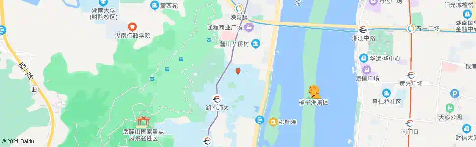 长沙茶山路口_公交站地图_长沙公交_妙搜公交查询2025