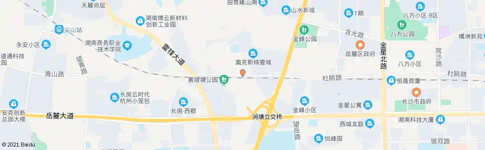长沙杜鹃路杜容路口_公交站地图_长沙公交_妙搜公交查询2025