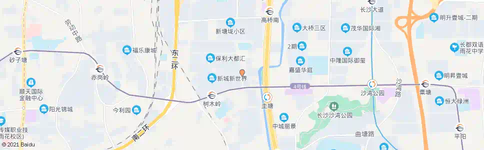 长沙马王堆南路_公交站地图_长沙公交_妙搜公交查询2025