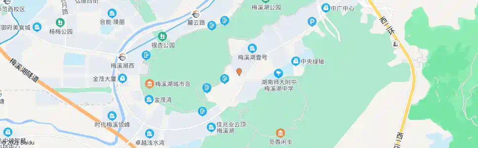 长沙积溪路口_公交站地图_长沙公交_妙搜公交查询2025