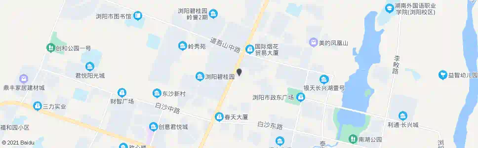 长沙浏阳商会站_公交站地图_长沙公交_妙搜公交查询2025