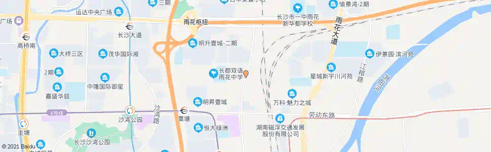 长沙石坝路口_公交站地图_长沙公交_妙搜公交查询2025