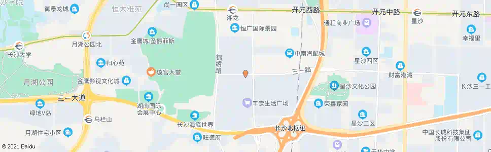 长沙中南汽配城_公交站地图_长沙公交_妙搜公交查询2025