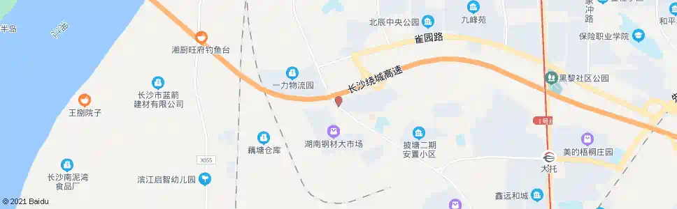 长沙三环线桥_公交站地图_长沙公交_妙搜公交查询2025