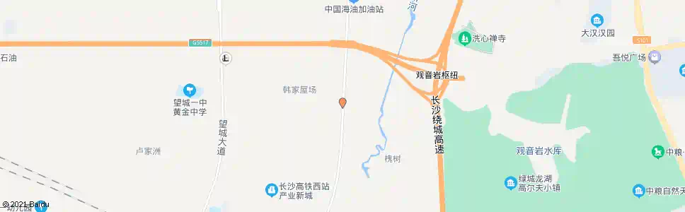 长沙贺家桥_公交站地图_长沙公交_妙搜公交查询2025