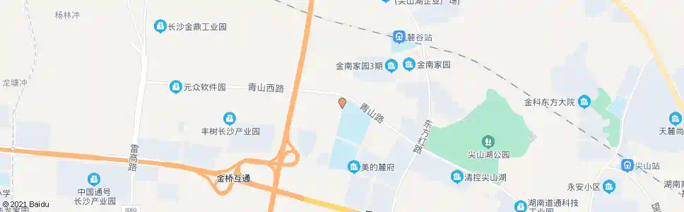 长沙湖高路青山路口_公交站地图_长沙公交_妙搜公交查询2025