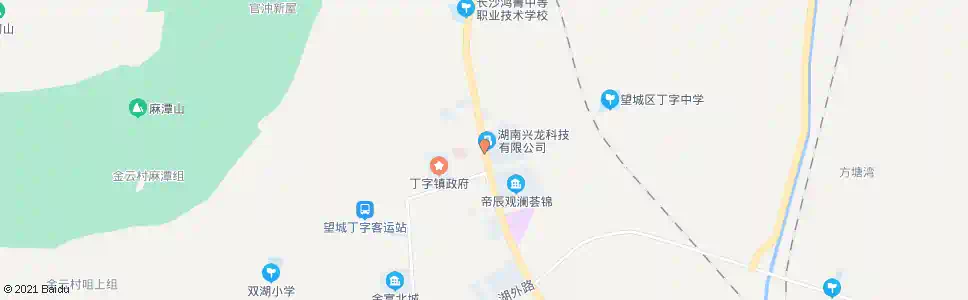 长沙兴城社区_公交站地图_长沙公交_妙搜公交查询2025
