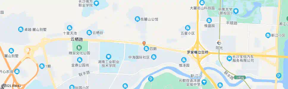长沙伍星村_公交站地图_长沙公交_妙搜公交查询2025