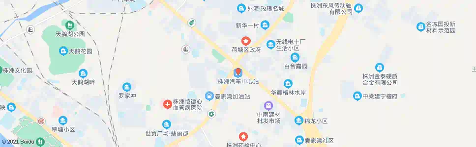 长沙株洲中心站_公交站地图_长沙公交_妙搜公交查询2025