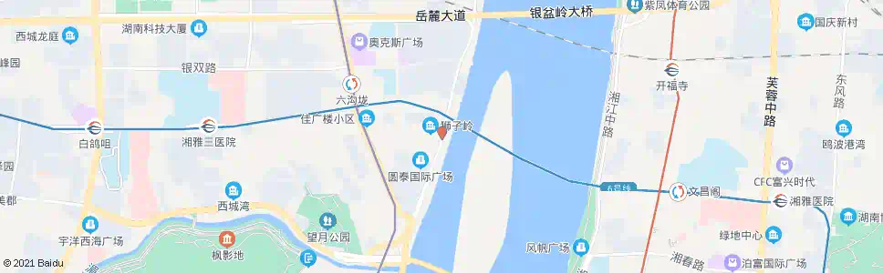长沙潇湘路黄泥河路口_公交站地图_长沙公交_妙搜公交查询2025