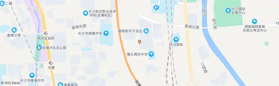 长沙黎郡社区_公交站地图_长沙公交_妙搜公交查询2025